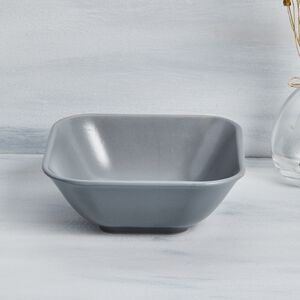 Abney & Croft Square Grey 6" Cereal Bowl